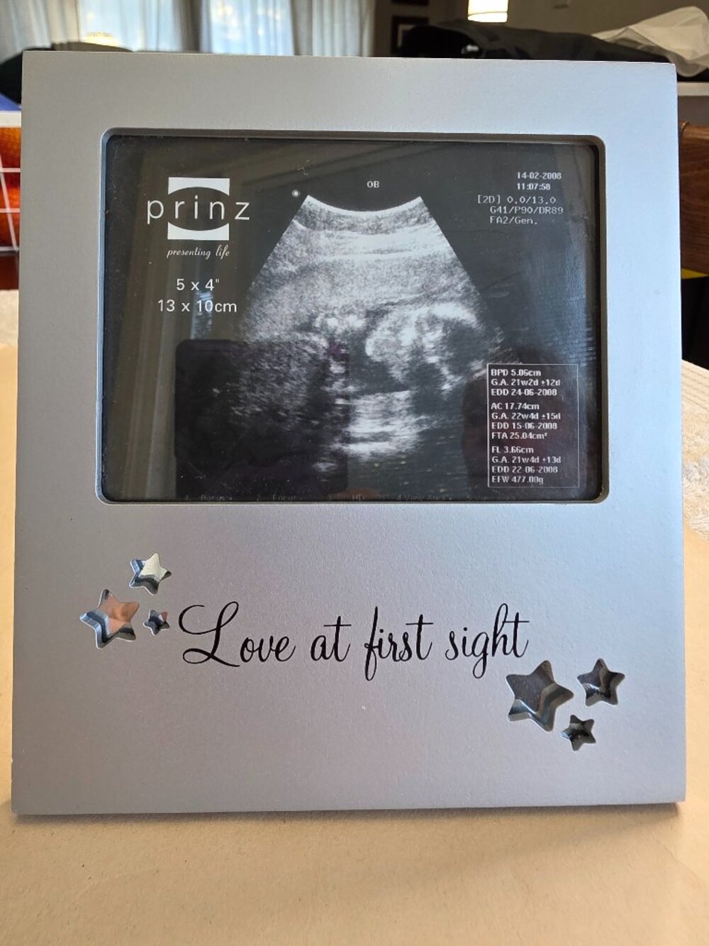 Prinz Love at First Sight Ultrasound Baby Photo Frame 5x4